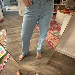 Abercrombie & Fitch Blue Straight Leg Jeans